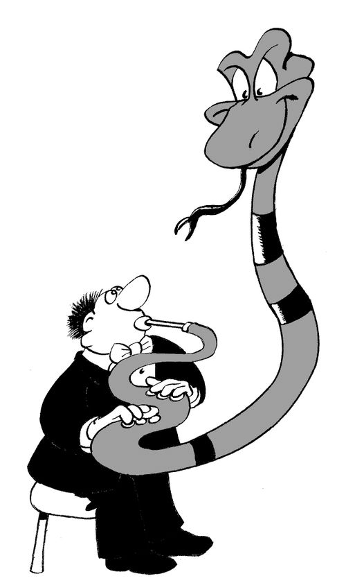 Serpent Instrument player