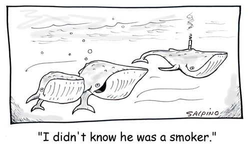'I didn't know he was a smoker.'