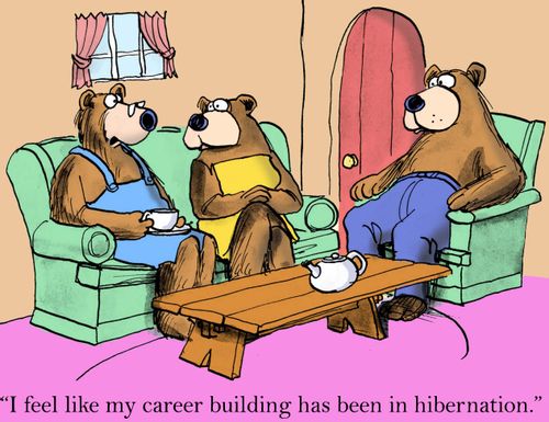 'I feel like my career building has been in hibernation.'