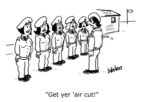 'Get yer 'air cut!'