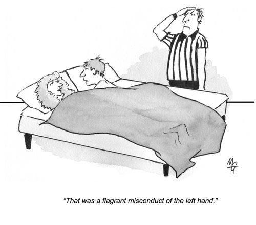 'That was a flagrant misconduct of the left hand.'