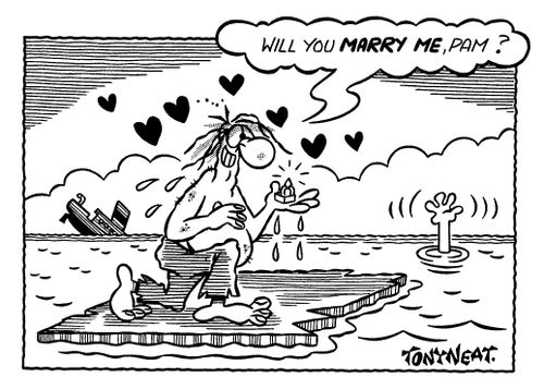 'Will you marry me, Pam?'