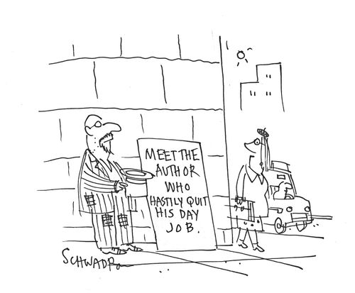 Meet the author who hastily quit his day job.