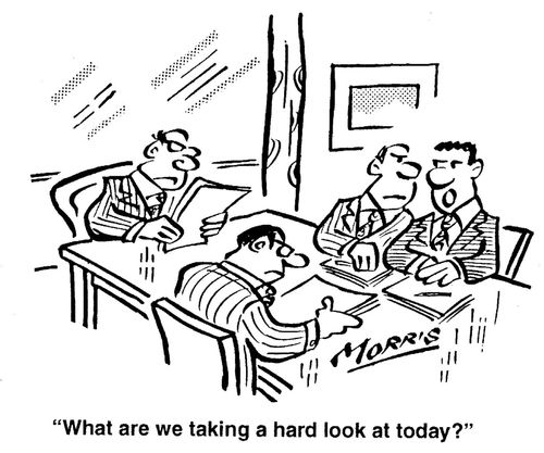 'What are we taking a hard look at today?'