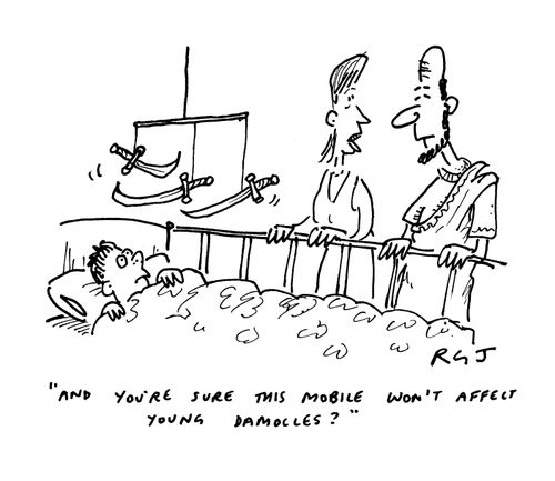 'And you're sure this mobile won't affect young Damolles?'