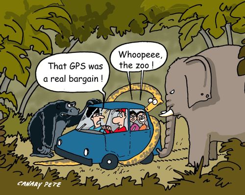 That GPS was a real bargain!