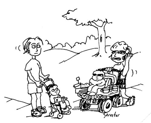 Humvee stroller