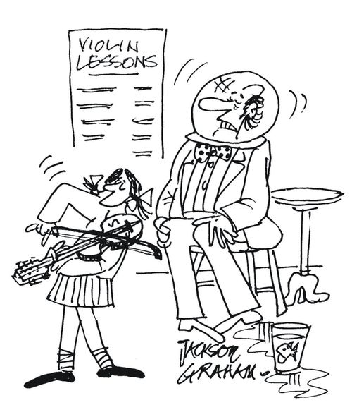 The violin lesson