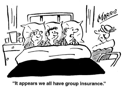 "It appears we all have group insurance."