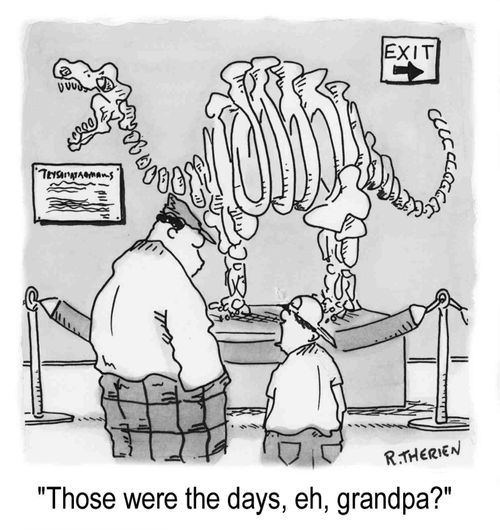 "Those were the days, eh, Grandpa?"