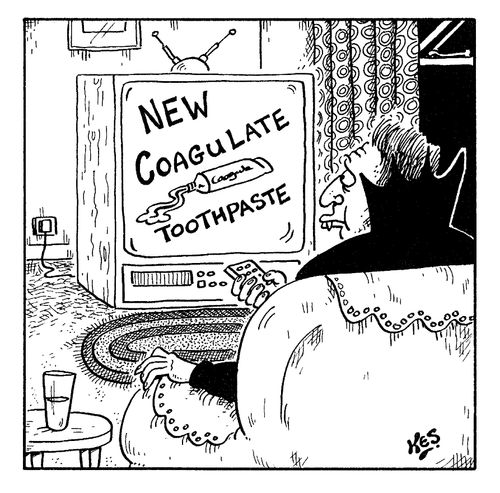 'New coagulate toothpaste'