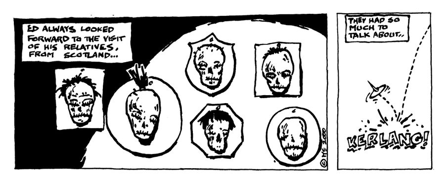 SHRUNKEN ID STRIP#2 Visiting relatives