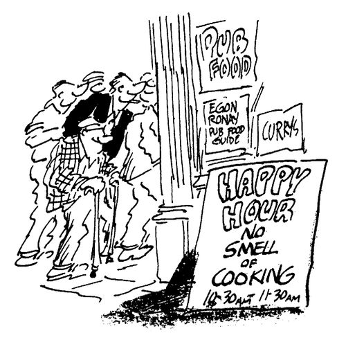 Happy Hour - No Smell of Cooking