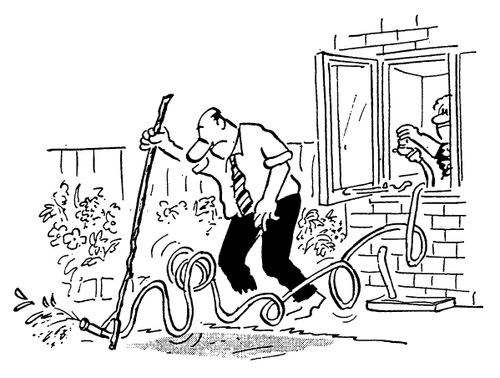 Controlling the hose