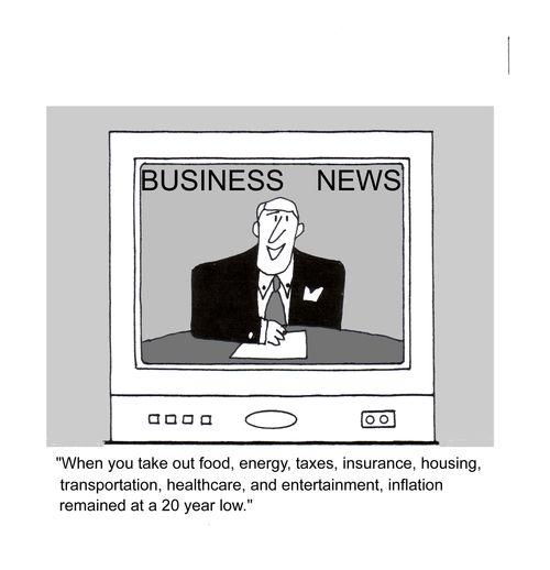 'When you take out food, energy...inflation remained at a 20 year low.'