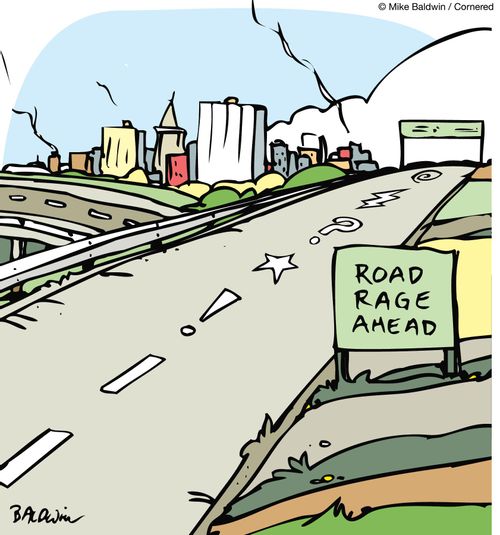 Road Rage Ahead.