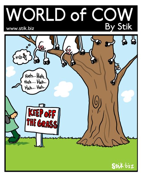 Keep off the grass