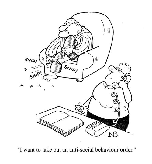 'I want to take out an anti-social behaviour order.'