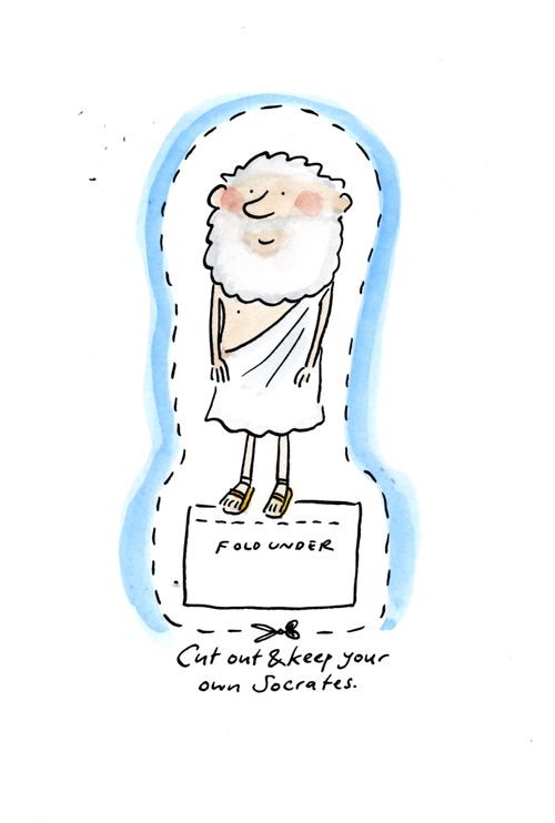 Cut out and keep Socrates.