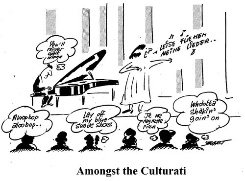 Amongst the Culturati.
