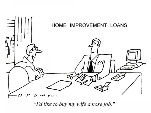 'I'd like to buy my wife a nose job.'