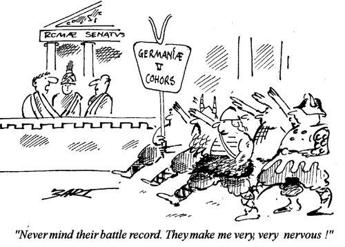 "Never mind their battle record. They make me very, very nervous!"