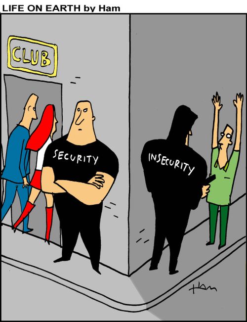 Club insecurity.