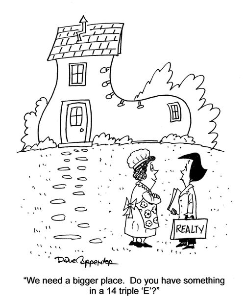 'We need a bigger place.  Do you have something in a 14 triple 'E'?'