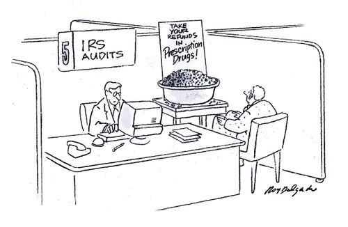 Take your refunds in prescription drugs!