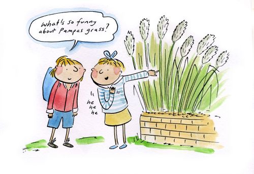 What's so funny about Pampas grass?