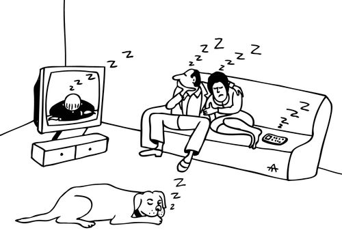 Every falls asleep.