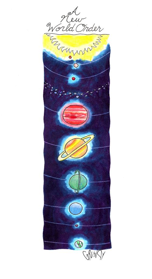 Planets in solar system form a New World Order.