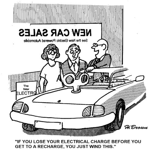 'If you lose your electrical charge before you get to a recharge, you just wind this.'