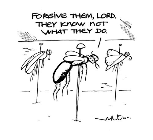 'Forgive them, Lord. They know not what they do.'