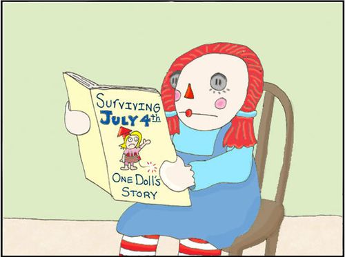 Surviving July 4th: One Doll's Story.