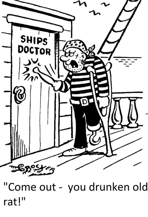 'Come out - you drunken old rat!'