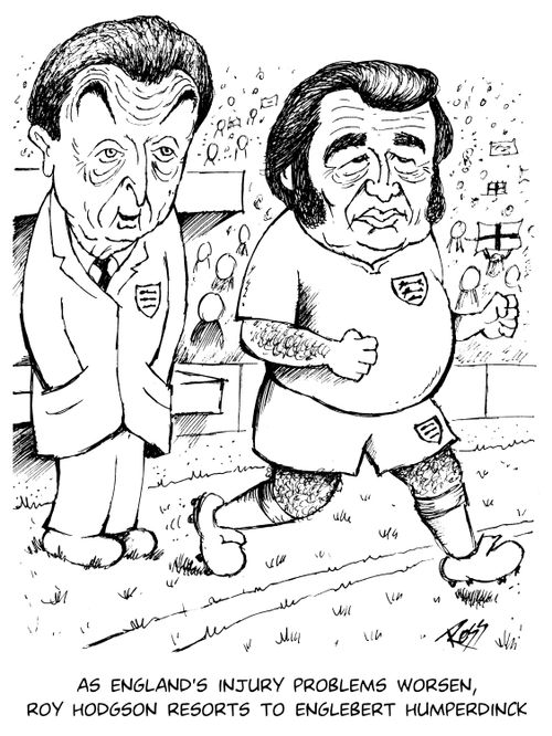 As England's injury problems worsen, Roy Hodgson resorts to Englebert Humperdinck