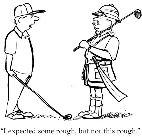 'I expected some rough, but not this rough.'