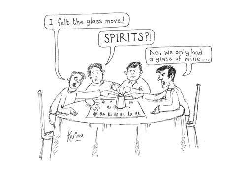 'I felt the glass move!'