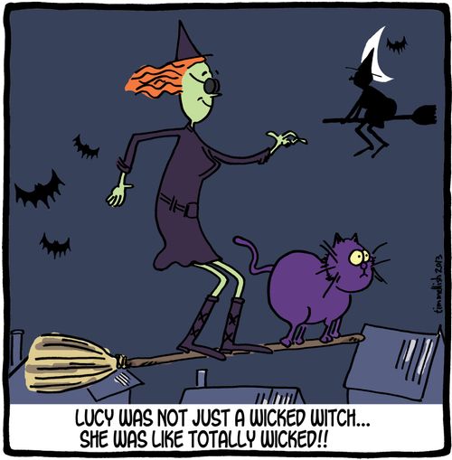 Lucy was not just a wicked witch...she was like totally wicked!!