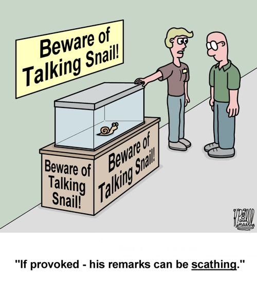 'If provoked - his remarks can be scathing.'