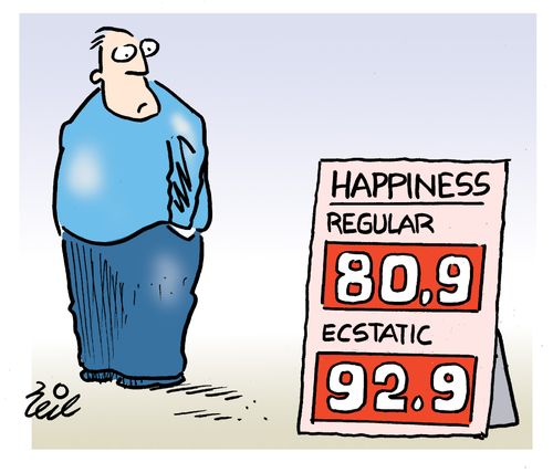 Happiness: Regular and ecstatic