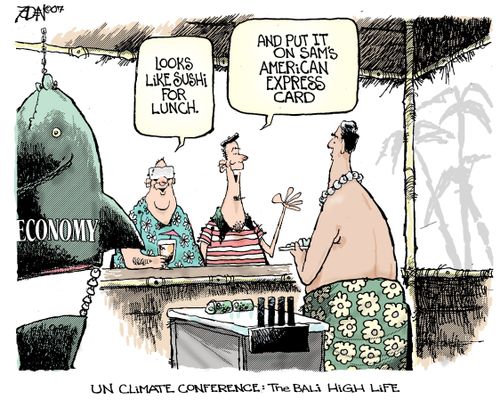 UN Climate Conference: The Bali High Life.