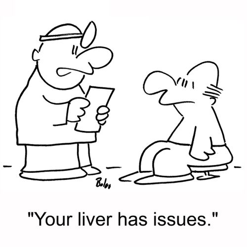 'Your liver has issues.'
