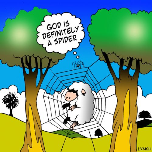 God is a spider.