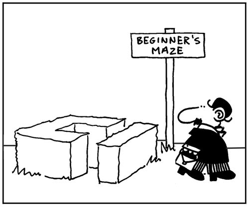 'Beginner's maze.'