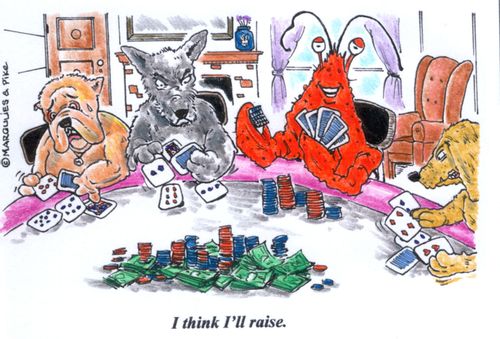 'I think I'll raise.'