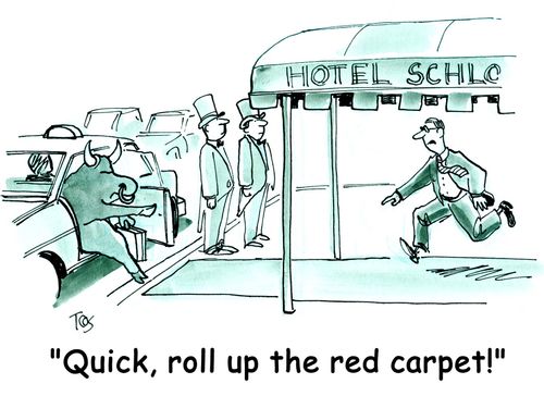 'Quick, roll up the red carpet!'