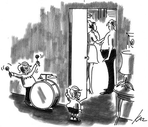 Children disturbing a heart rate reading.