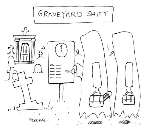 'Graveyard shift' Ghosts clocking in